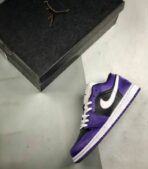 Air Jordan 1 Low Court Purple Black - 553558-501