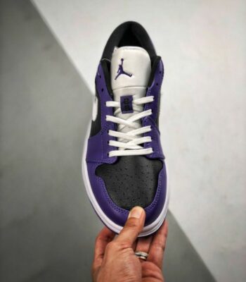 Air Jordan 1 Low Court Purple Black - 553558-501